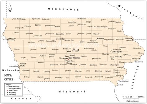list of iowa cities by population